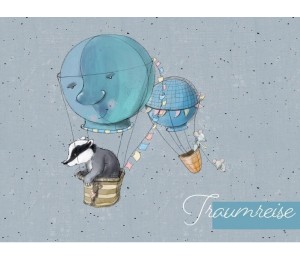 Bio Jersey Lillestoff - Traumreise Panele